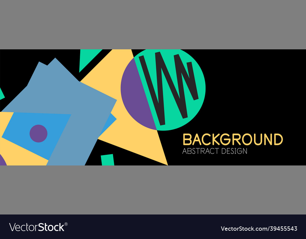 Abstract background blocks lines triangles vector image Abstract background blocks lines triangles