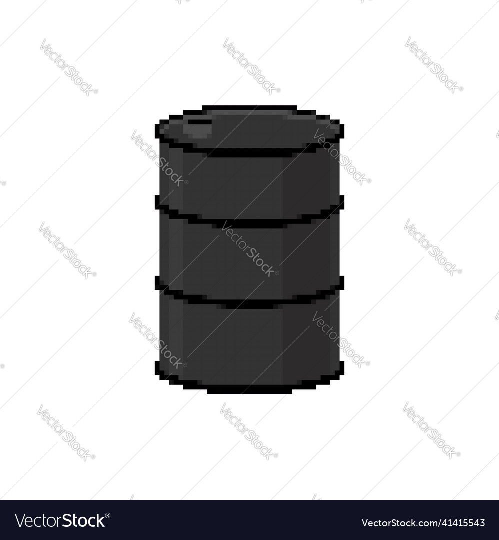 Barrel oil pixel art cask 8 bit pixelate