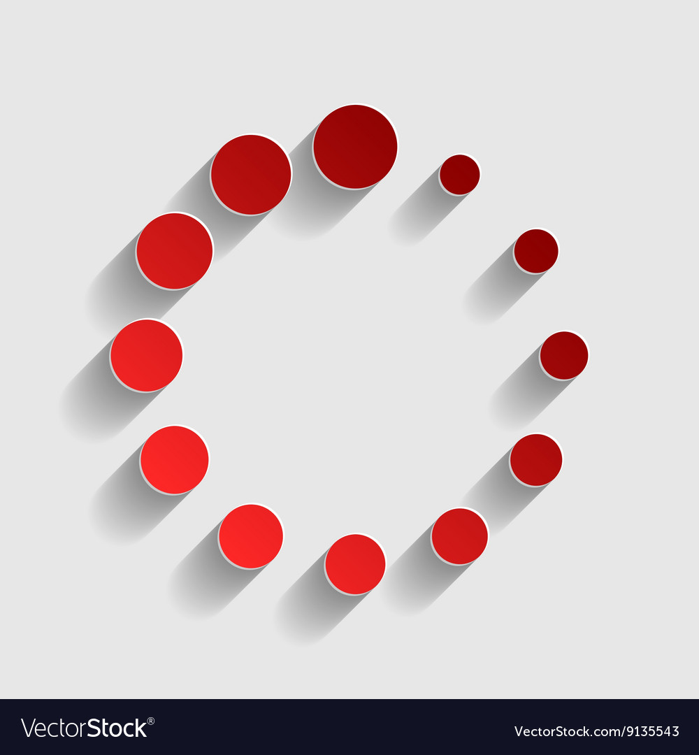 Circular loading sign