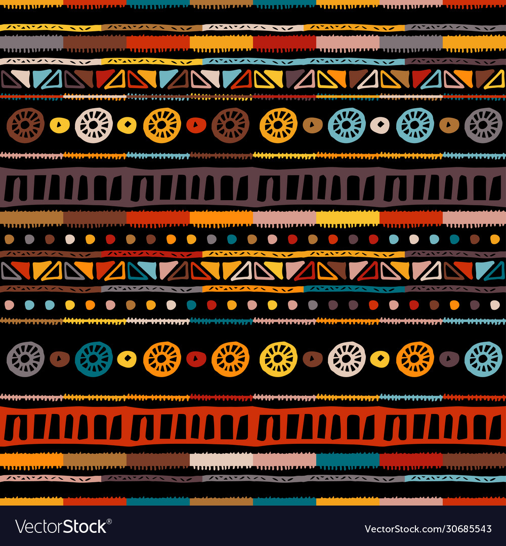 Ethnic seamless in native style pattern