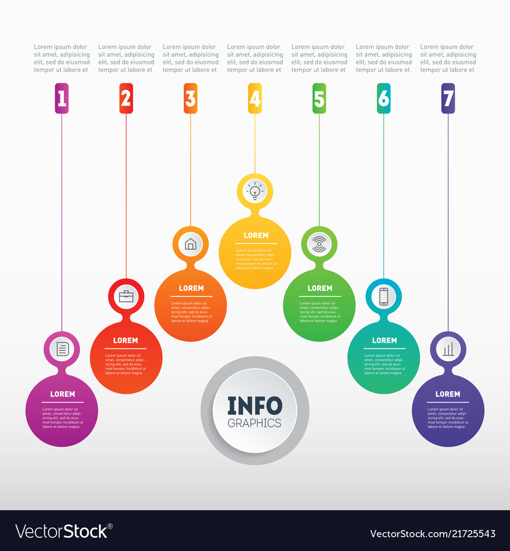 Web template of a pyramidal chart diagram