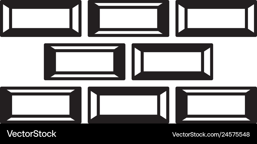 Bricks wall construction icon Royalty Free Vector Image