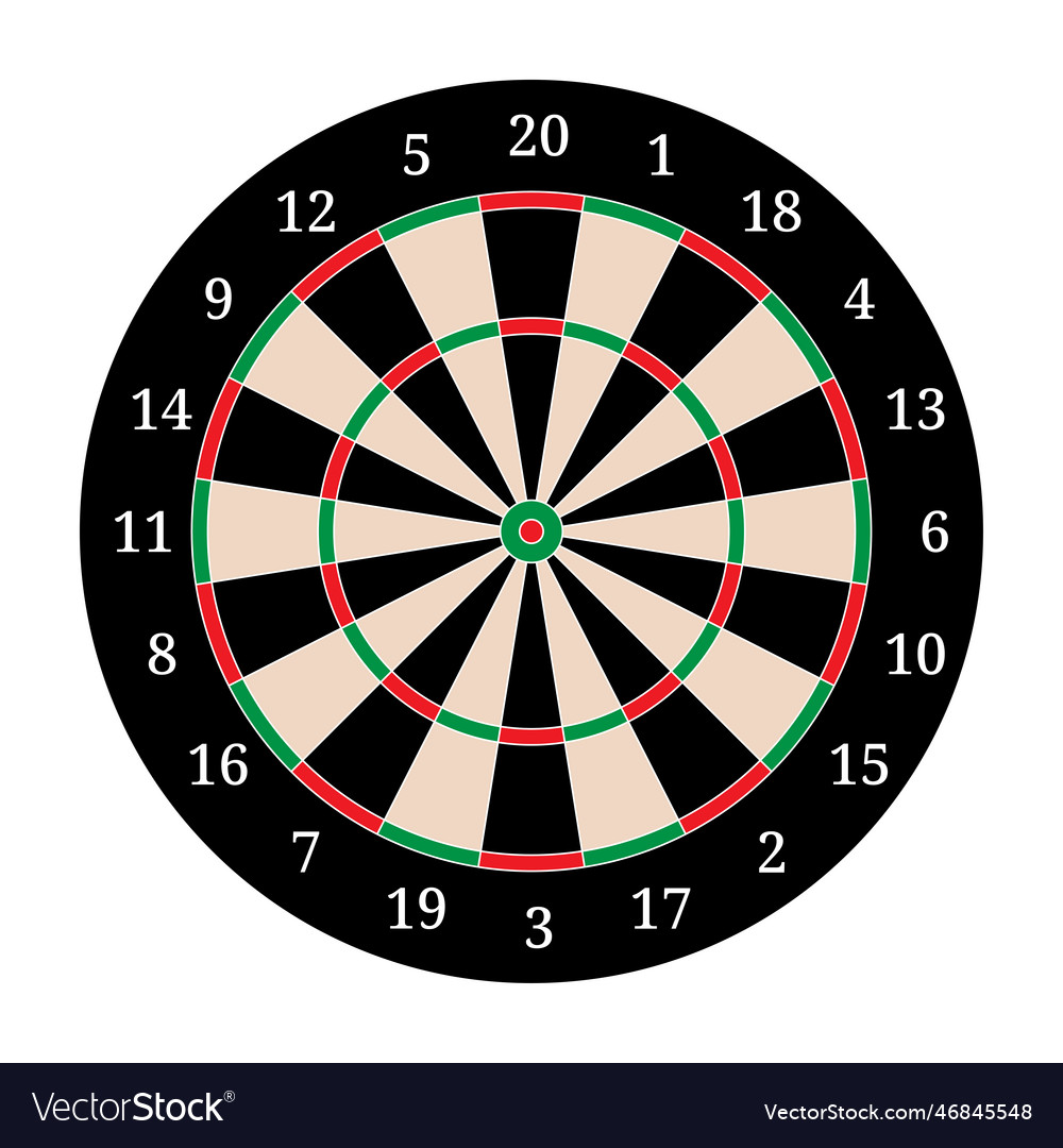 Dart board template printable