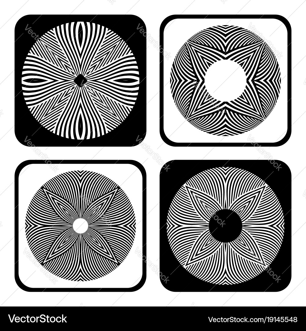 Design elements set Royalty Free Vector Image - VectorStock
