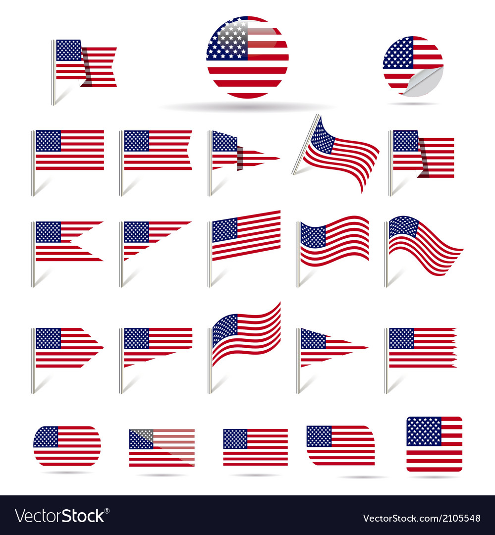 Flags of us