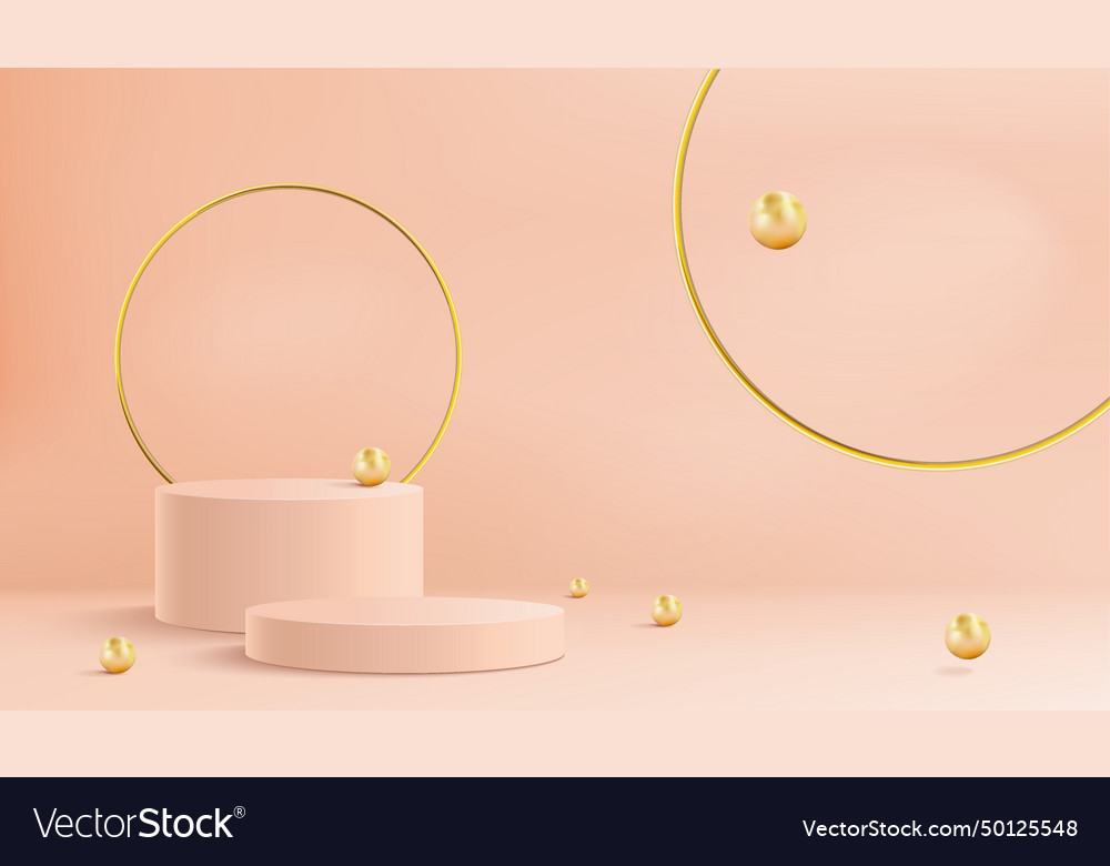 Minimal background mock up with podium