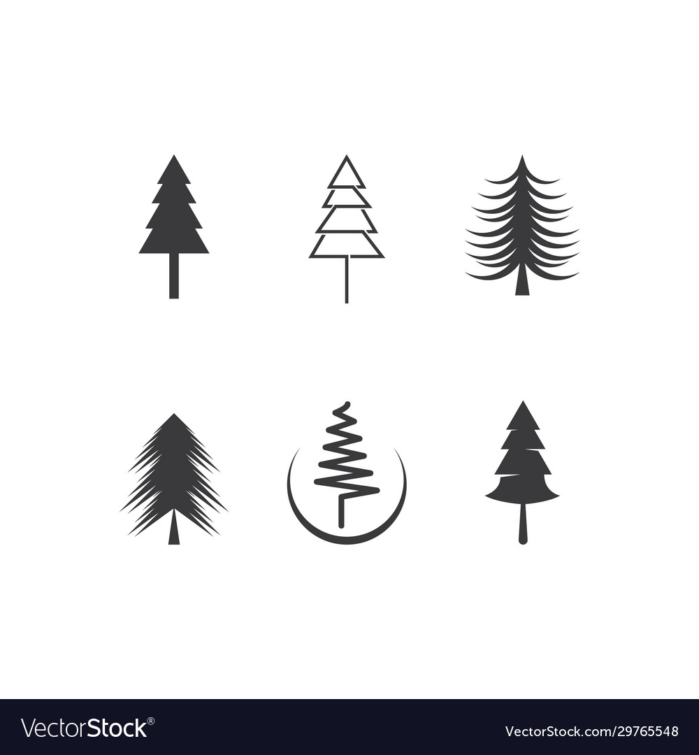 Pine tree logo Royalty Free Vector Image - VectorStock