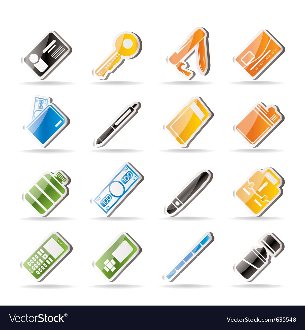 Simple object icons