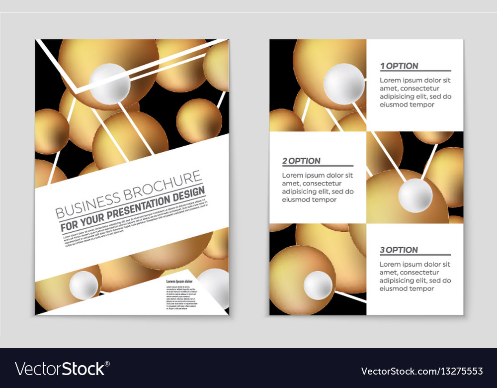 Abstract layout background set for art