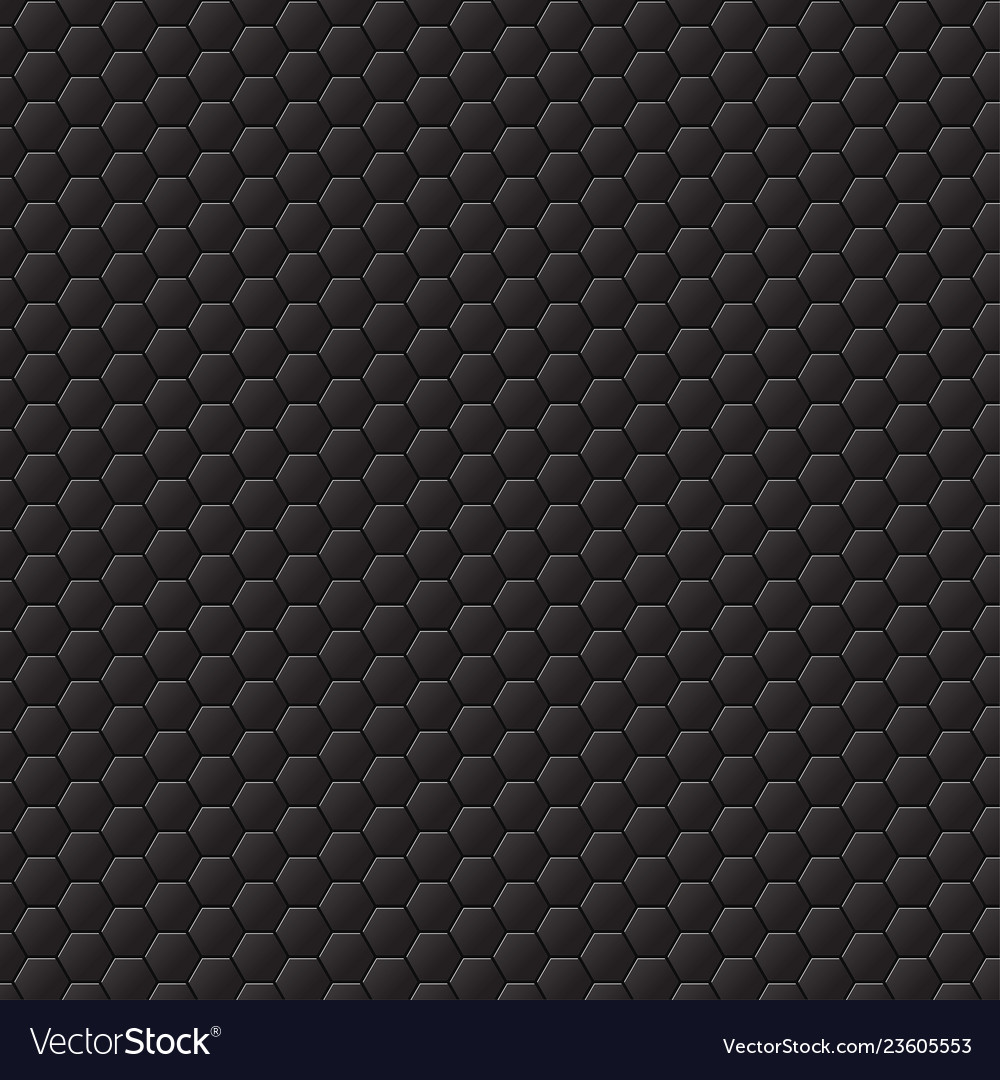 Black background with hexagons honeycomb pattern