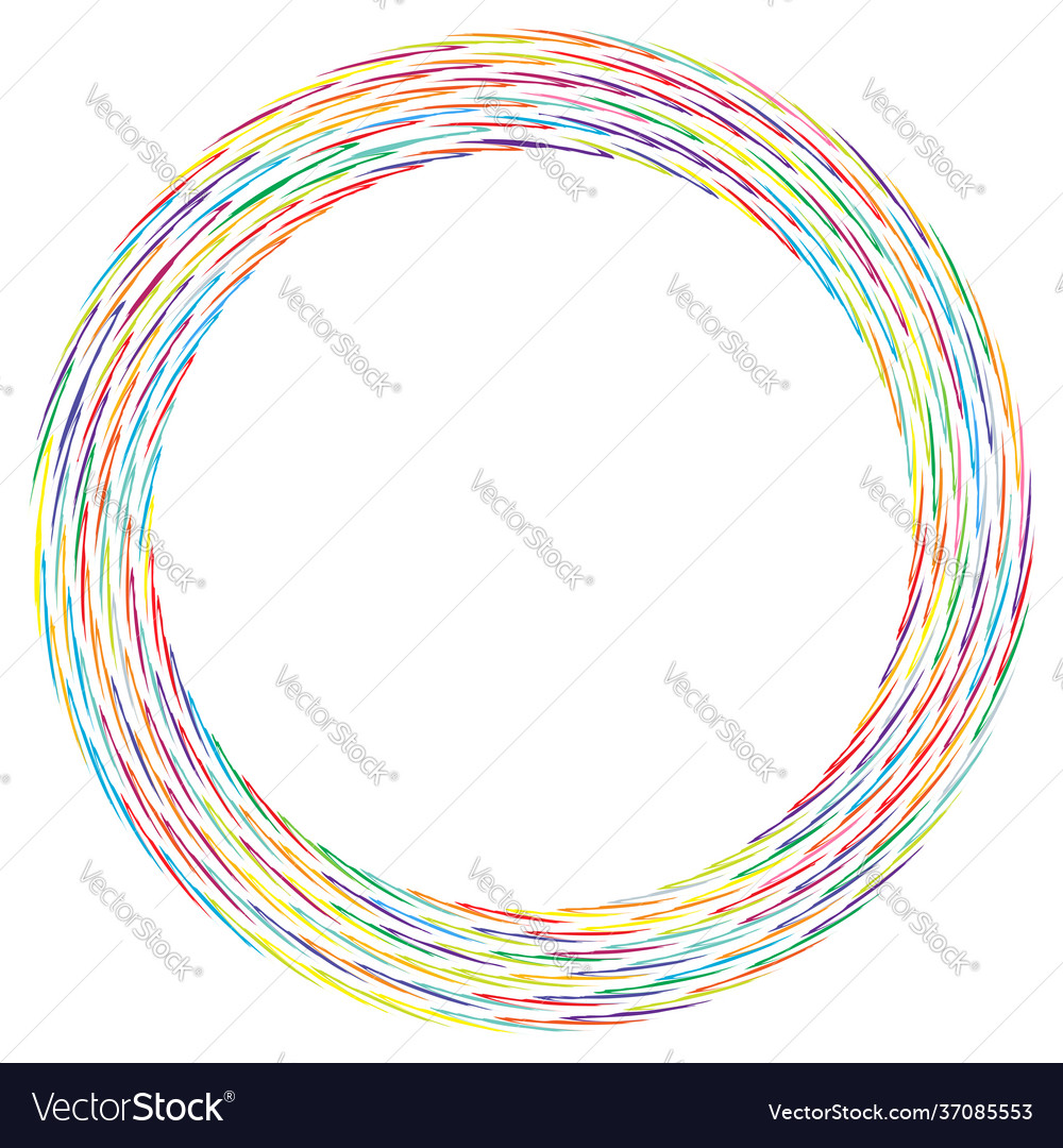 Geometric abstract circle circular element vector image Geometric abstract circle circular element