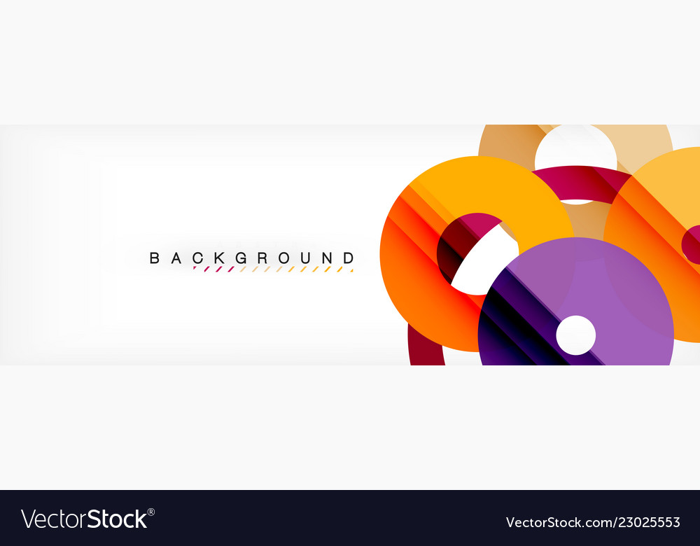 Geometric modern backgrounds rings abstract