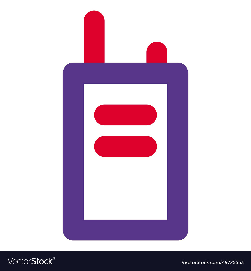 Handheld device for two-way radio communication