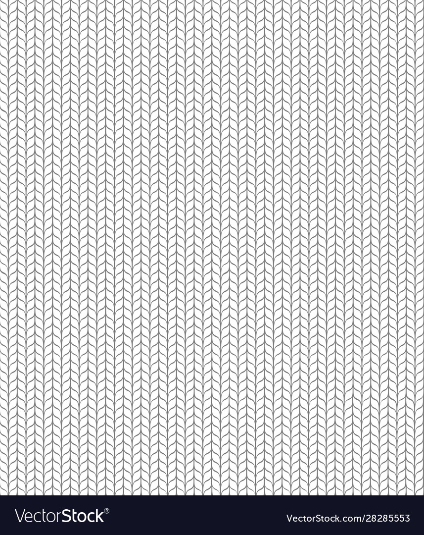 Knitted white pattern Royalty Free Vector Image