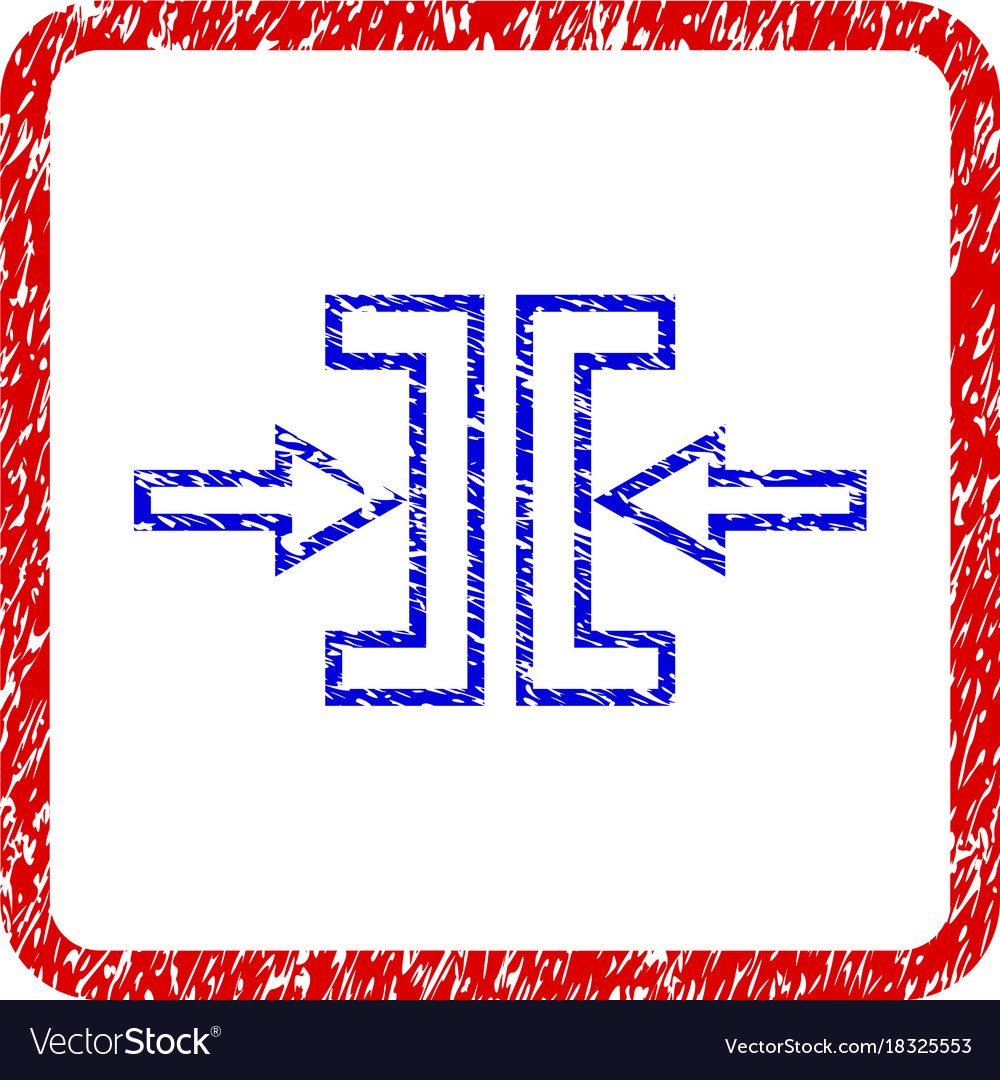 Pressure horizontal grunge framed icon