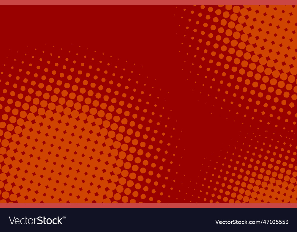 Red background with dot halftone