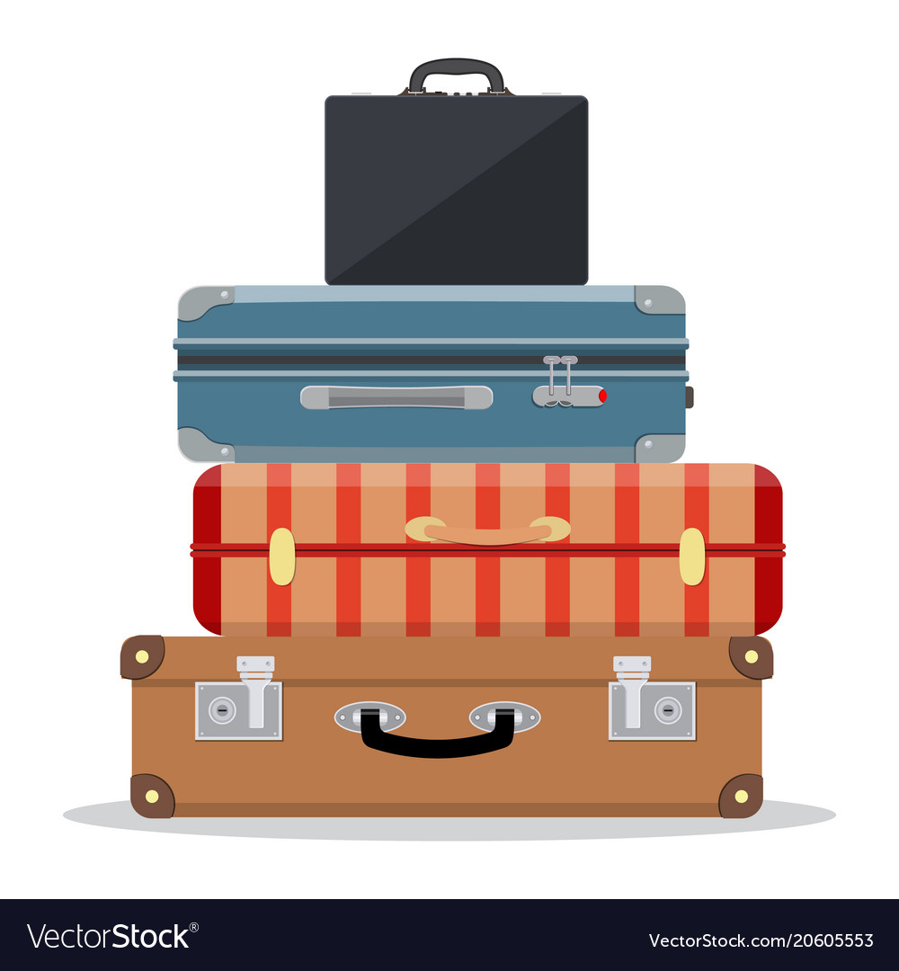 Stacked Suitcases - Travel Collection