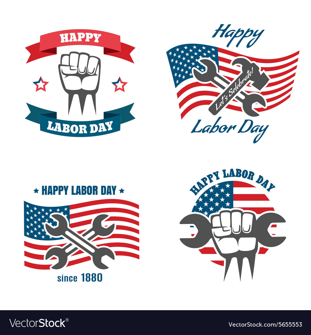 United States Labor Day national holiday Vector Image