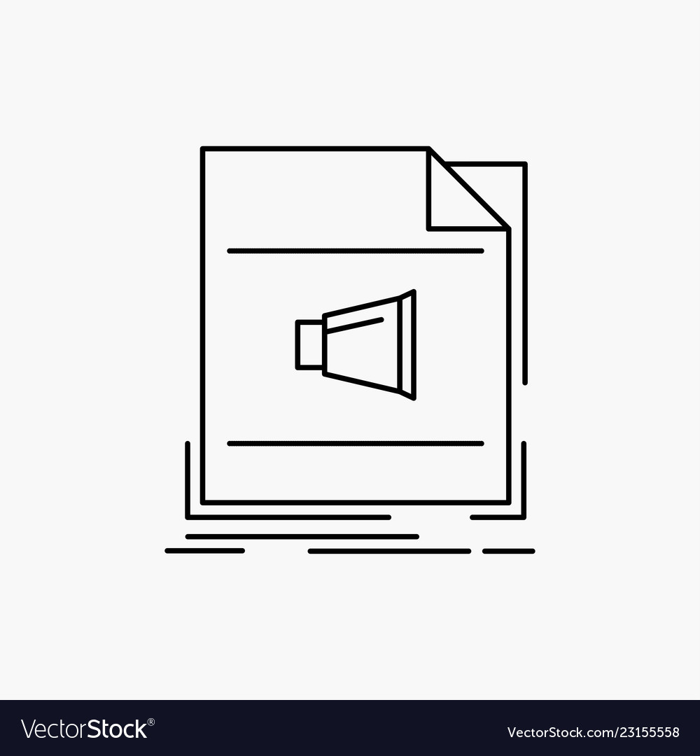 Audio File Format Icon