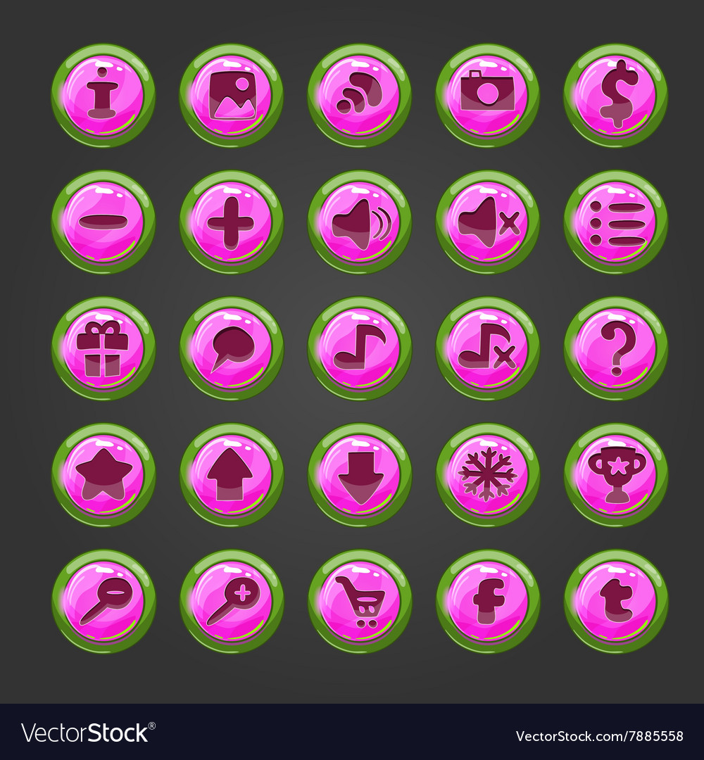 Big set of button for game design-7