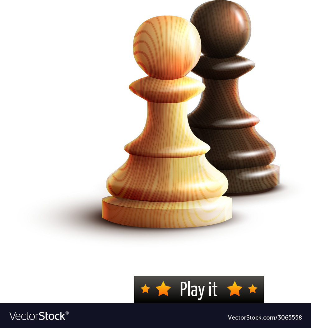 Wooden chess board Royalty Free Vector Image - VectorStock