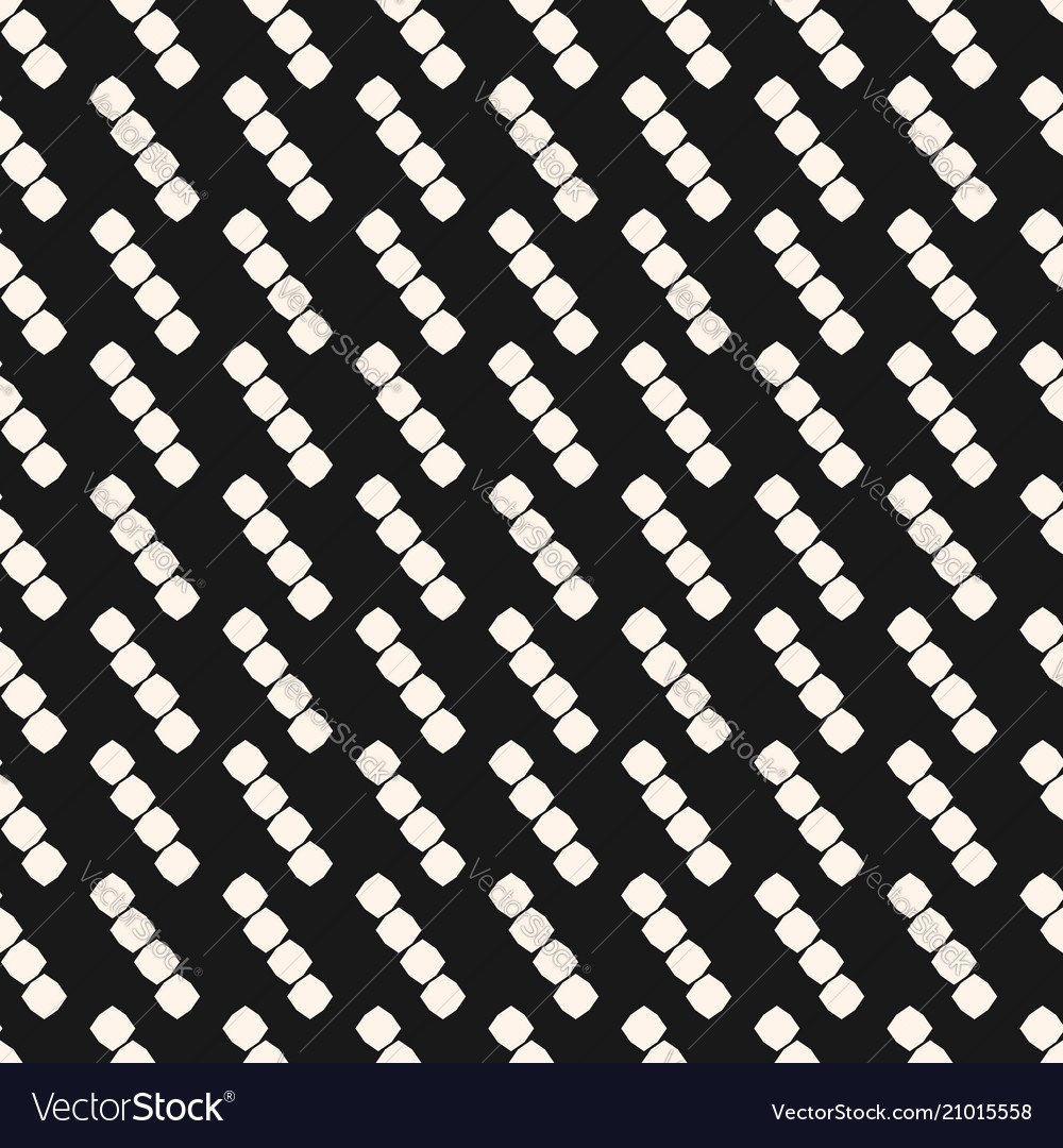 Diagonal Black Octagonal Pattern