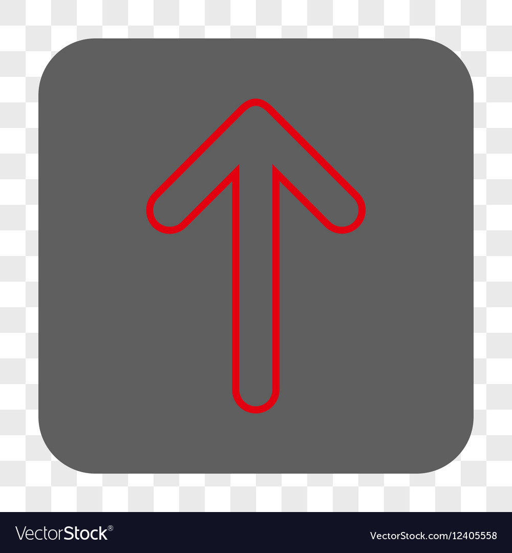 Rounded arrow up square button