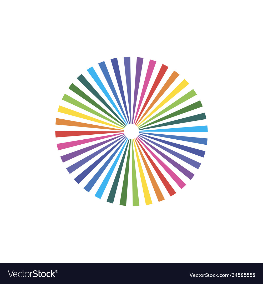 Sun rays beams element shape vector image Sun rays beams element shape