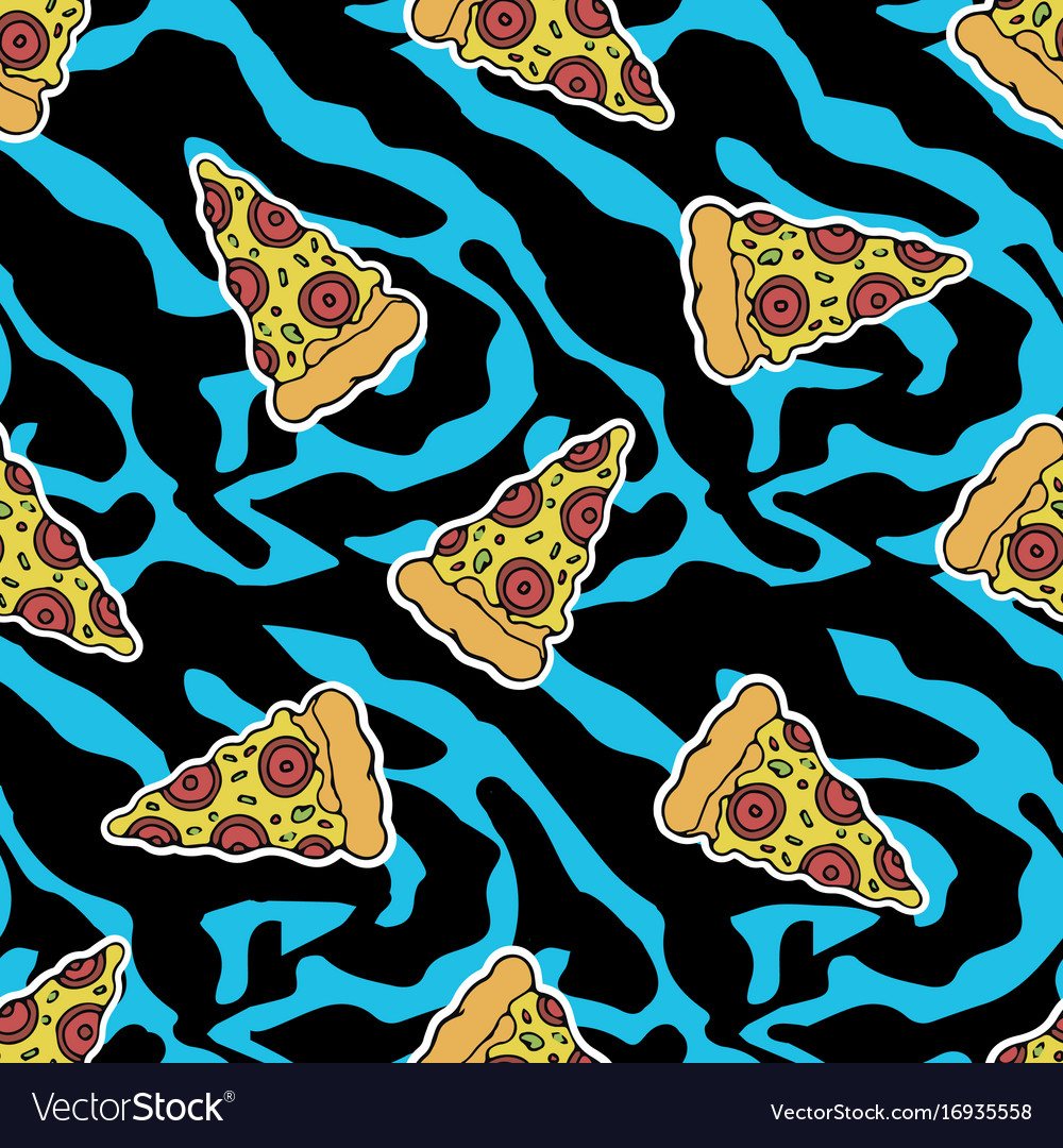 Zebra Pizza Pattern