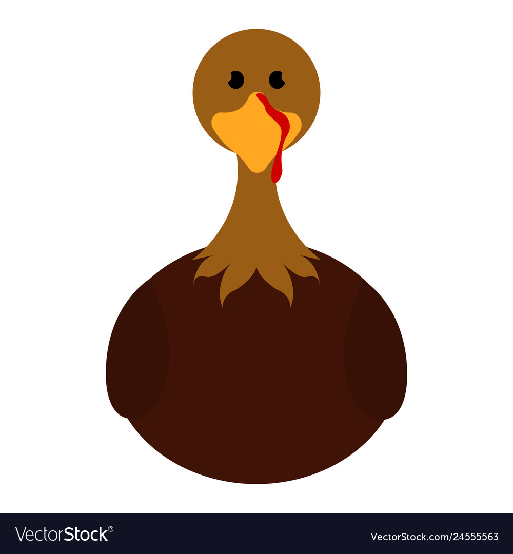 Abstract Cute Turkey Royalty Free Vector Image