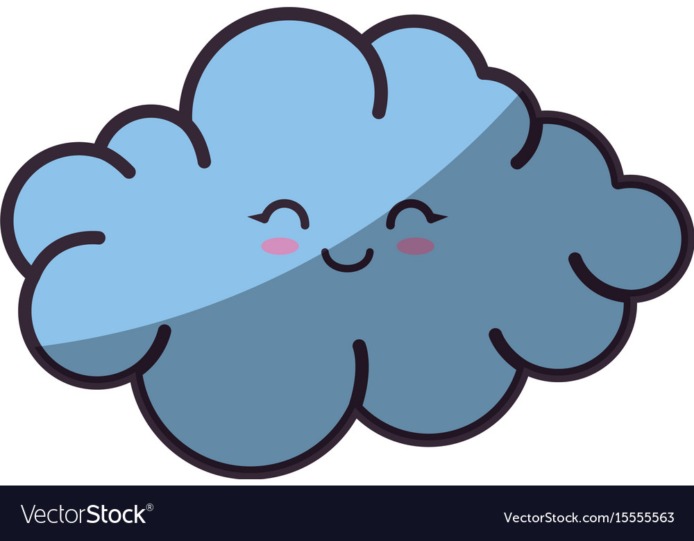 Cute Cloud Cartoon Royalty Free Vector Image - Vectorstock