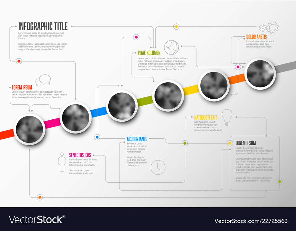 infographic-company-milestones-timeline-template-vector-image