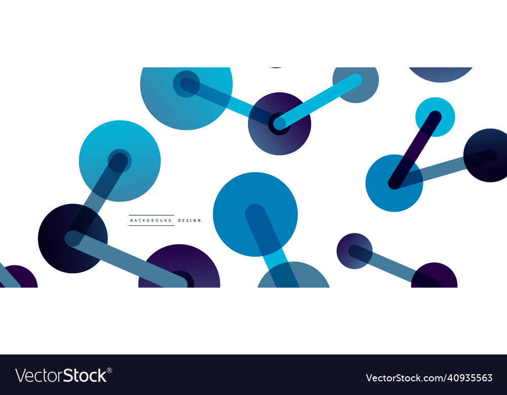 Network concept abstract background dots vector image Network concept abstract background dots