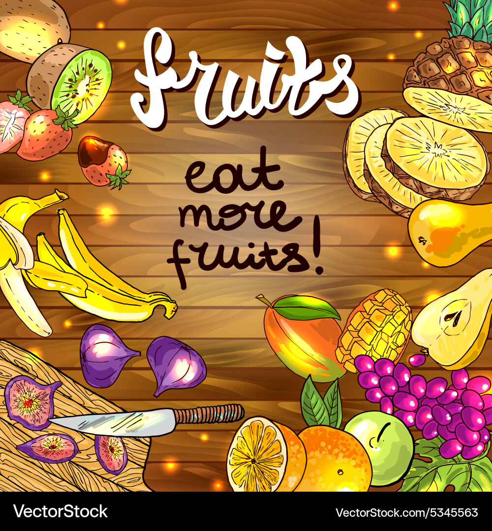 Raw vegan Royalty Free Vector Image - VectorStock
