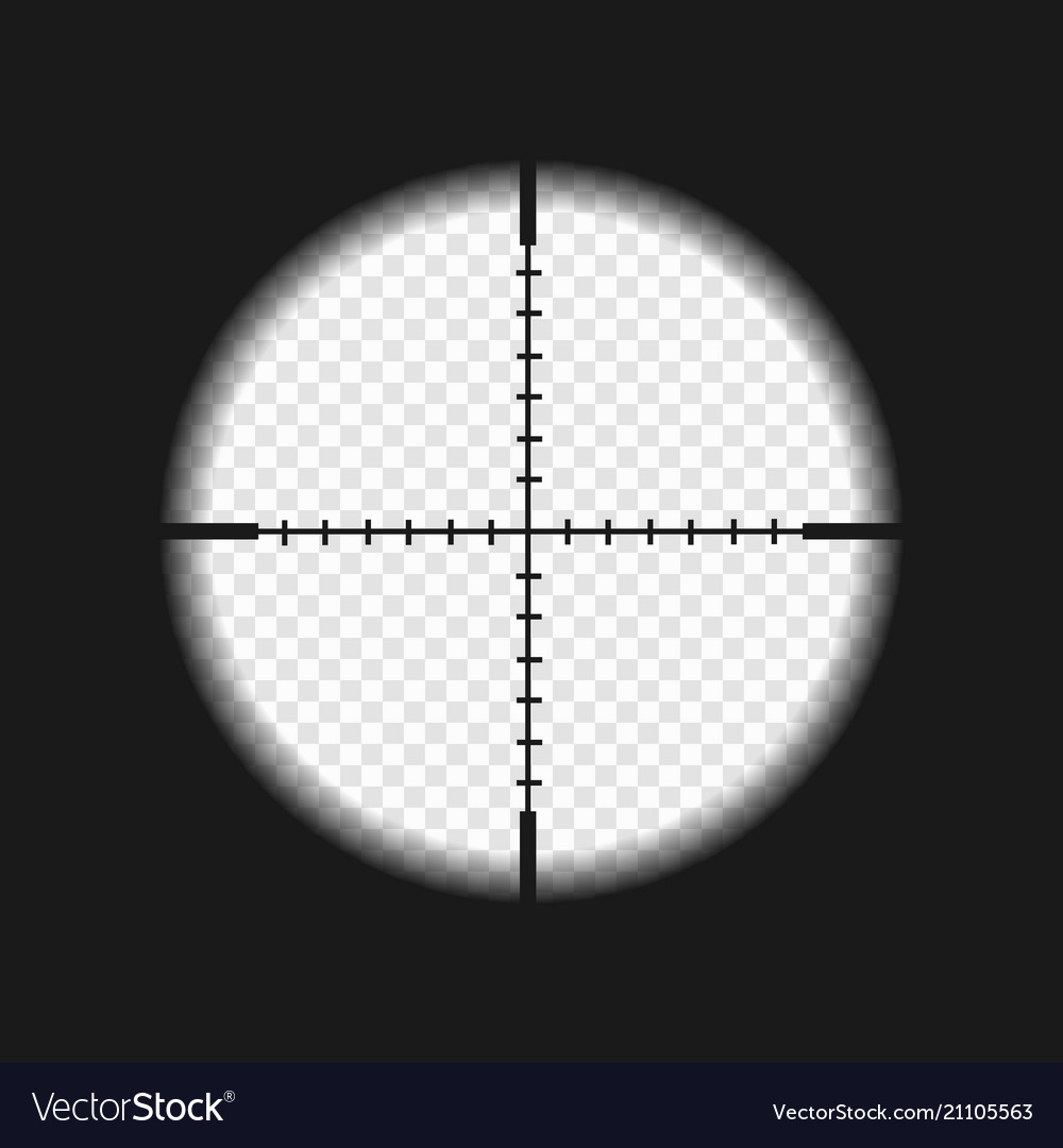 Sniper Scope with Measurement Marks