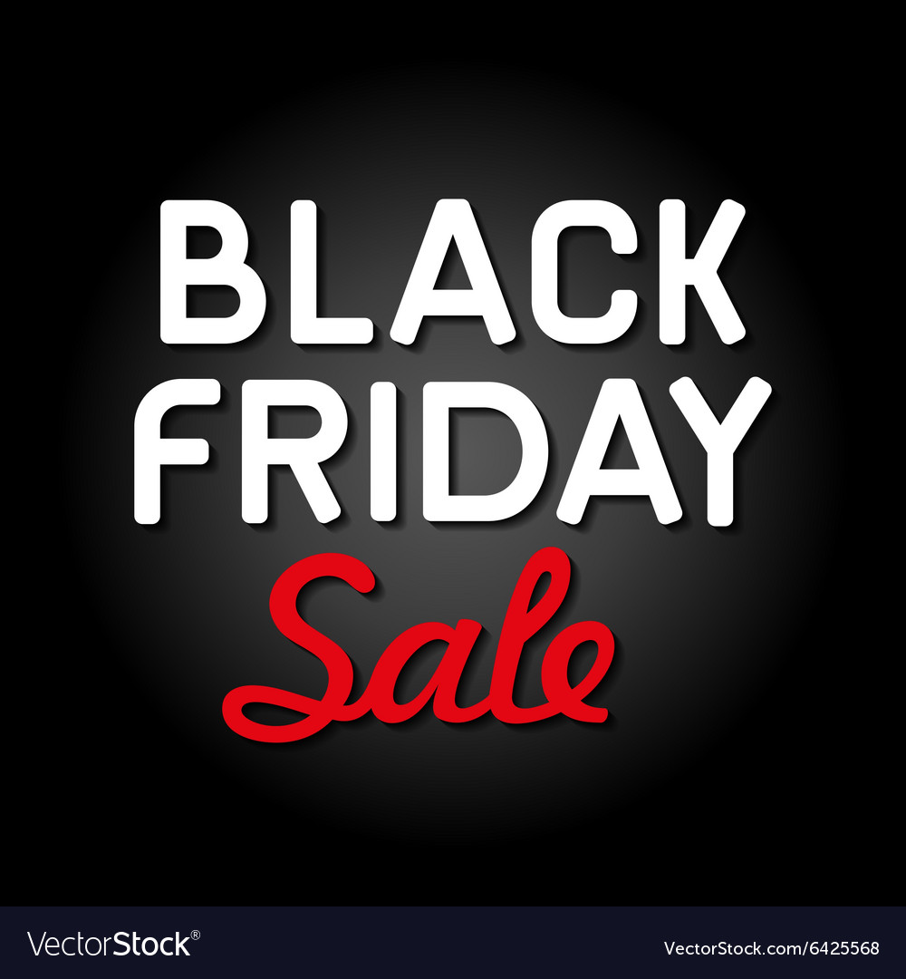 Black friday sale background design element Vector Image