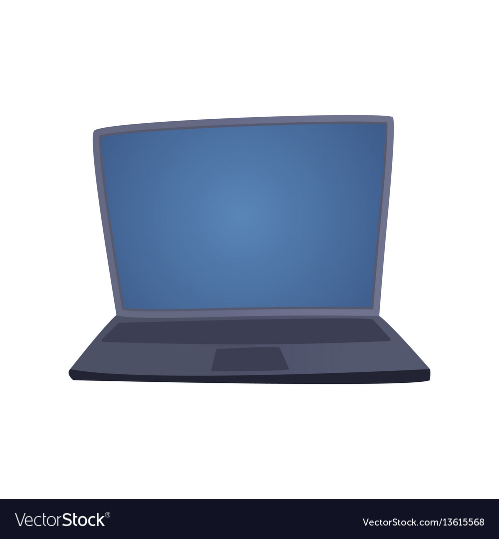 Computer technology isolated display vector image Computer technology isolated display