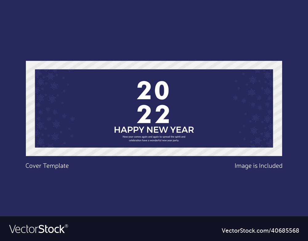 Cover page design of happy new year Royalty Free Vector