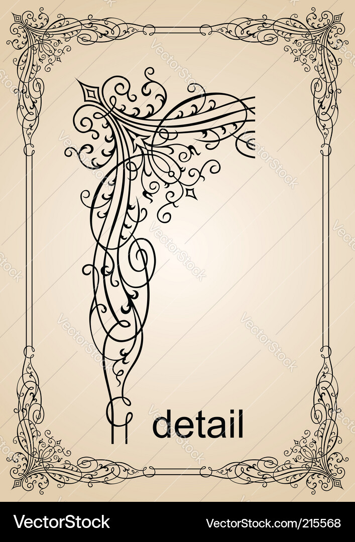 Elegant frame Royalty Free Vector Image - VectorStock