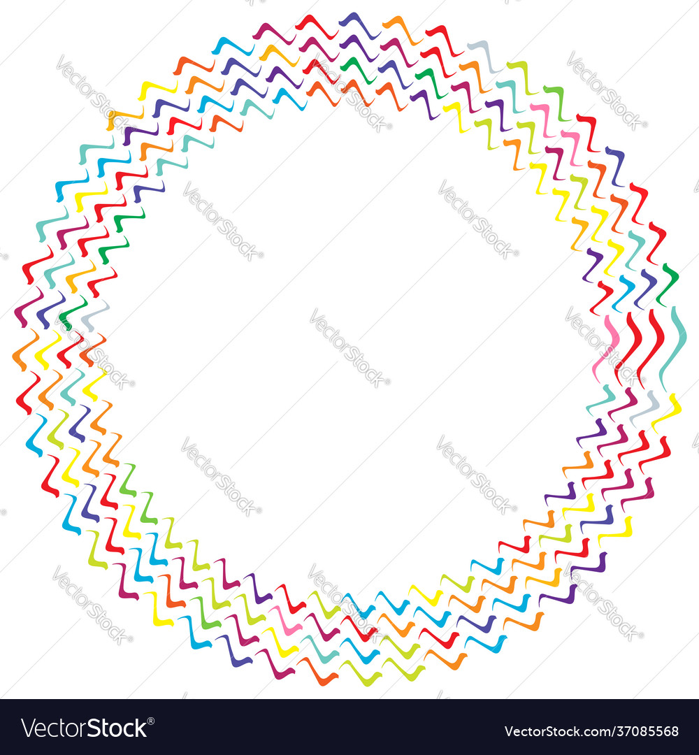 Geometric abstract circle circular element vector image Geometric abstract circle circular element