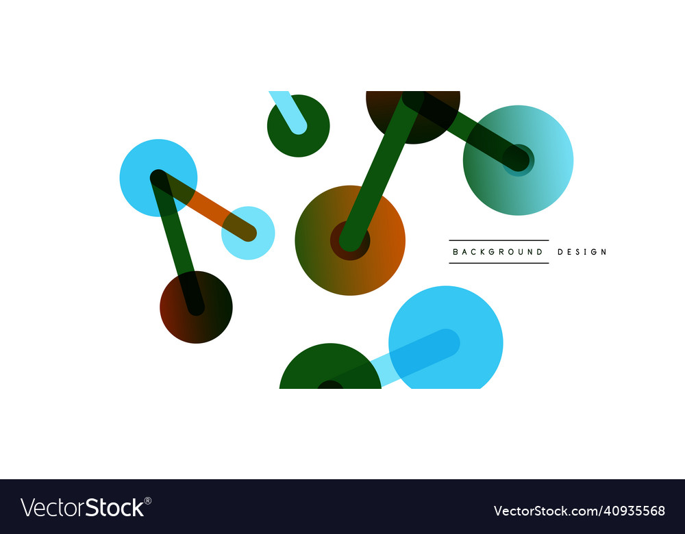 Network concept abstract background dots vector image Network concept abstract background dots