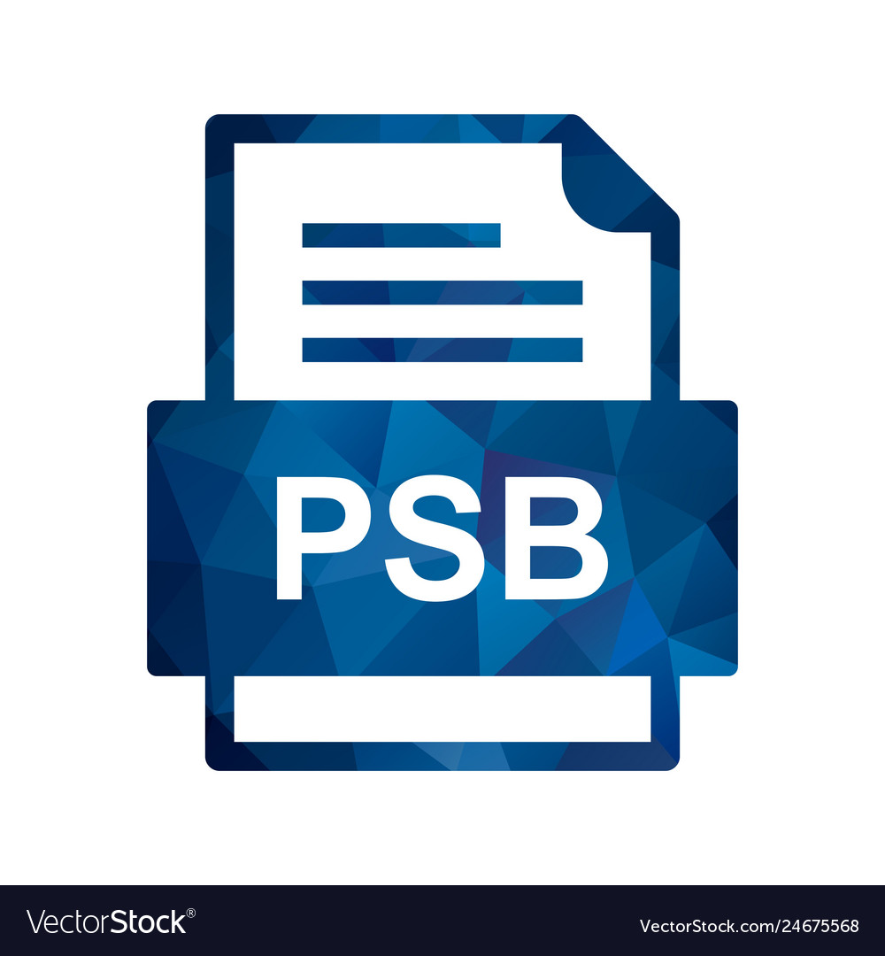 Psb file document icon