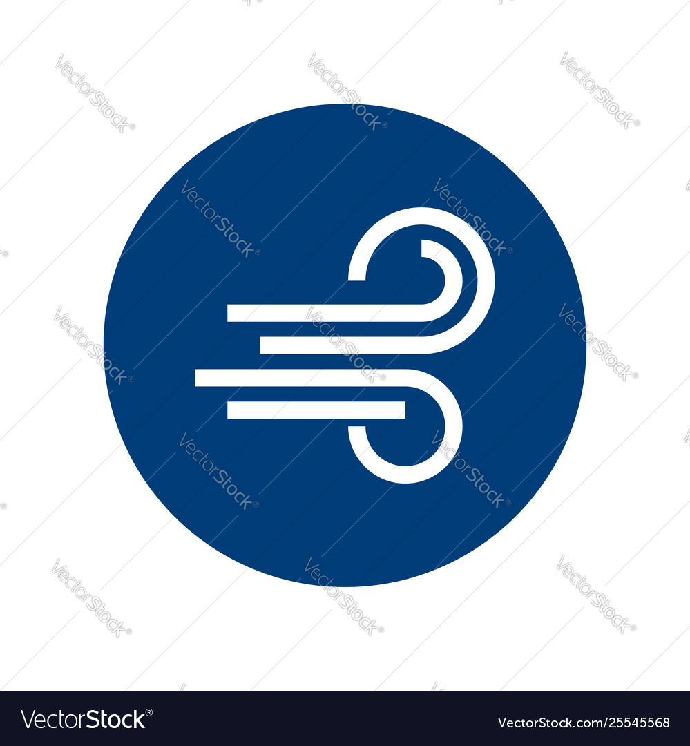 Simple weather icon in line style