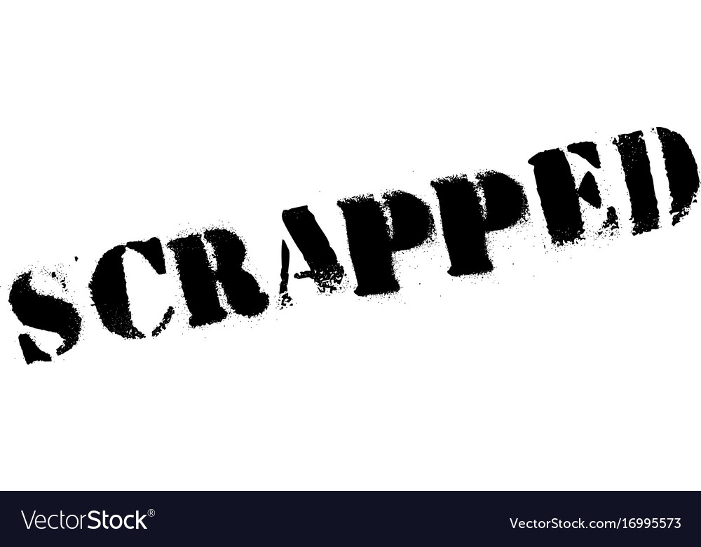 Scrapped rubber stamp Royalty Free Vector Image