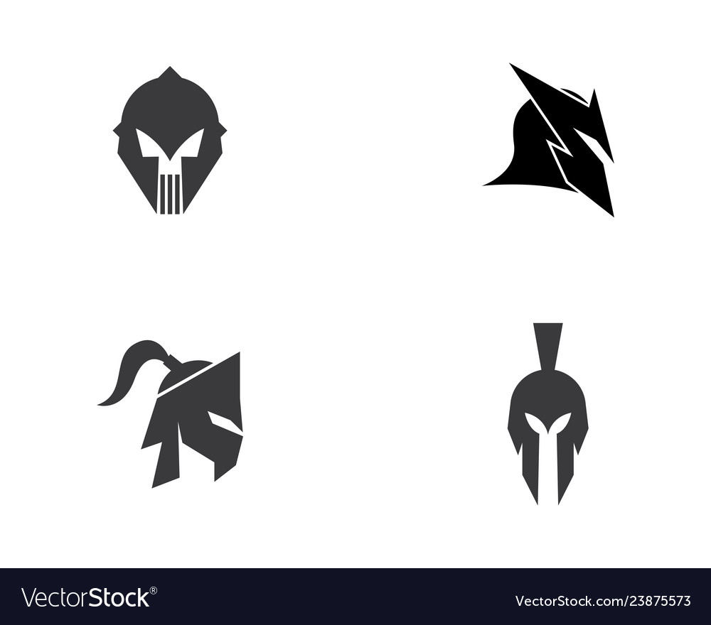 Spartan Helm Logo Vorlage