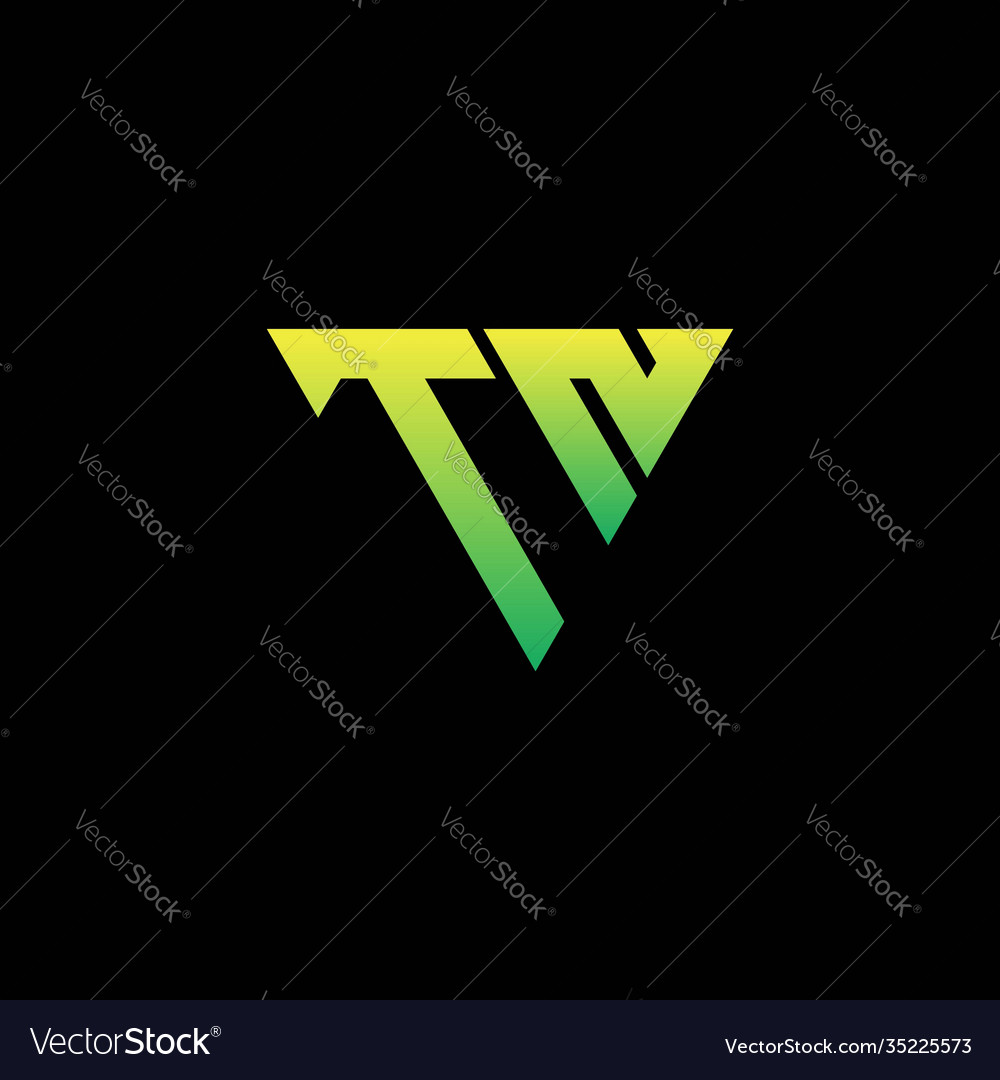 T n initial triangle logo monogram vector image T n initial triangle logo monogram