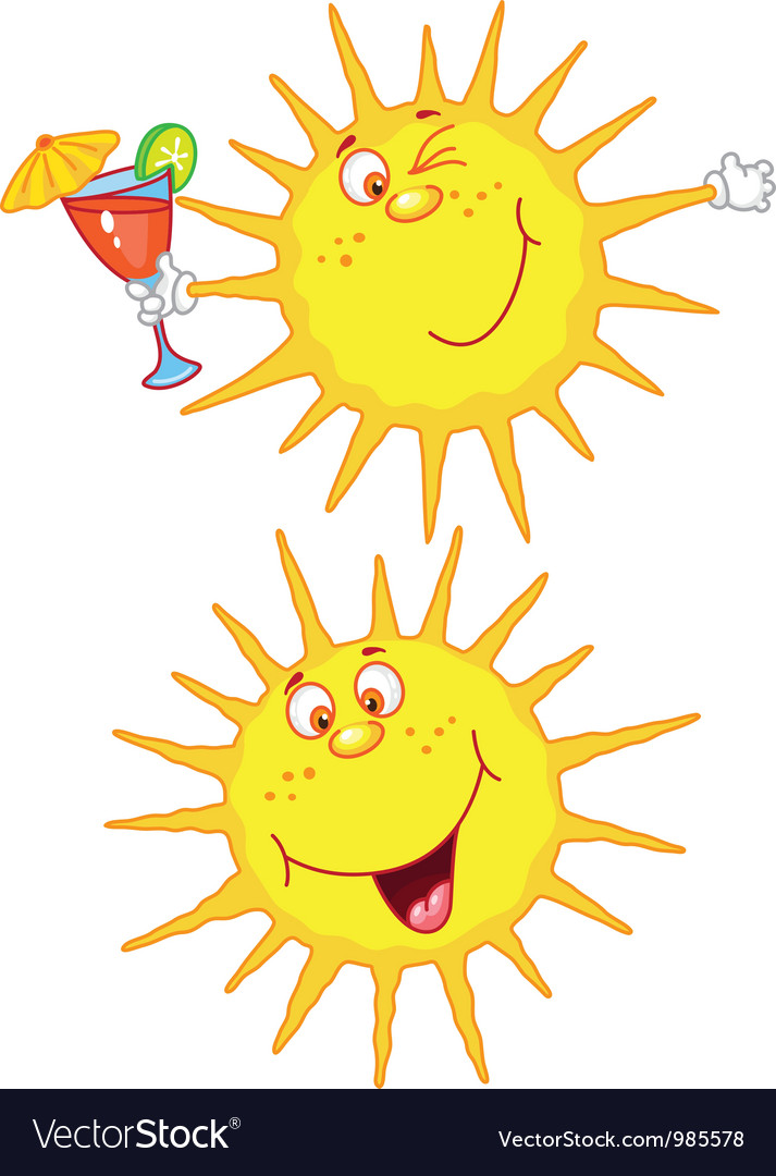 Cheerful sun