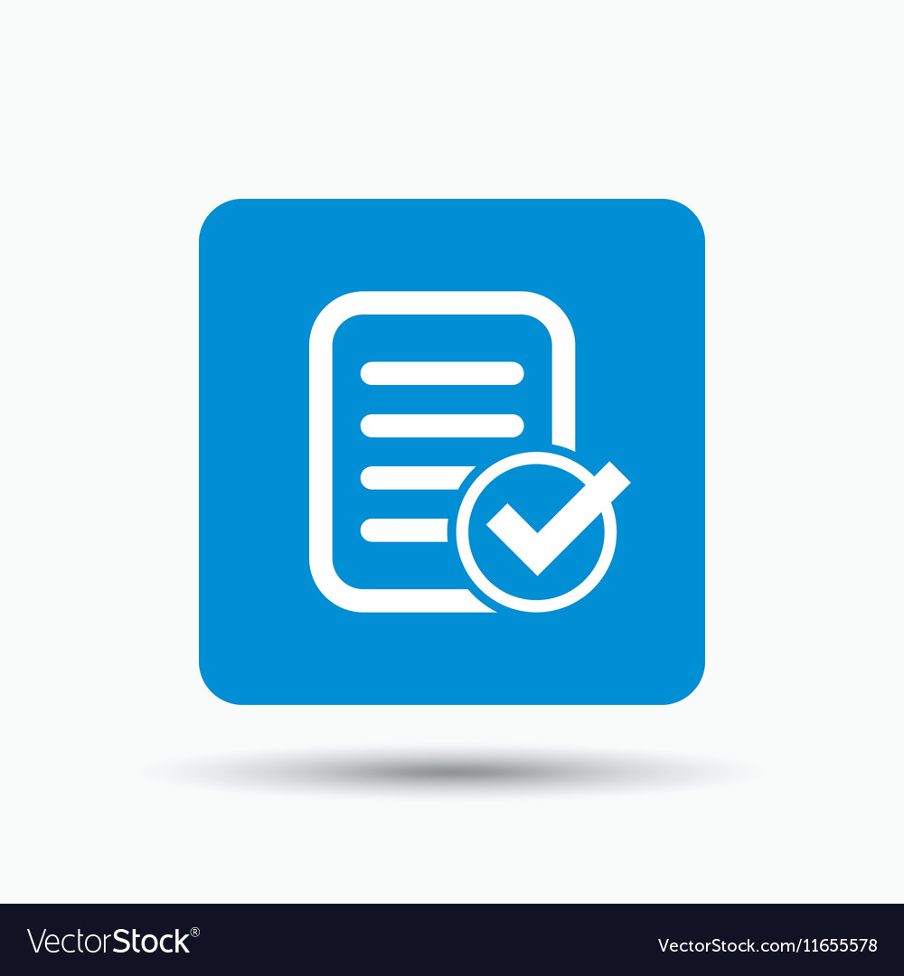 File selected icon document page with check