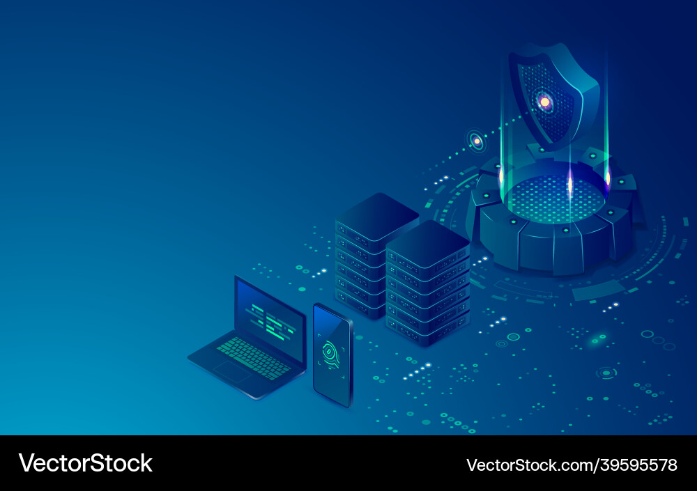 Shieldtech Royalty Free Vector Image - VectorStock