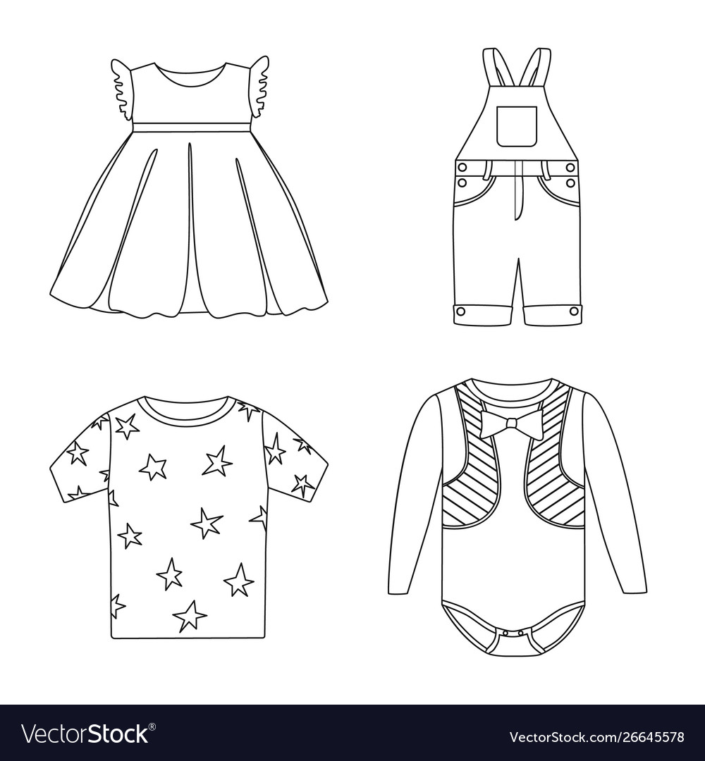 Wear and child logo Royalty Free Vector Image - VectorStock